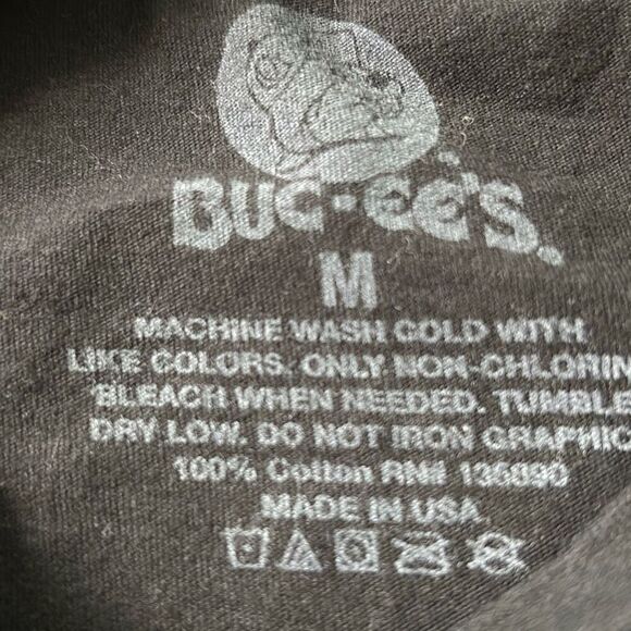Peace Love & Buc-ees t shirt 2 sided bucee Beaver women M - Picture 3 of 7